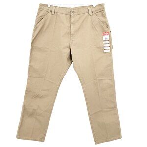 Wrangler‎ Men's Heritage Low Stretch Relaxed Tan Carpenter Pants Size 40x30 NWT